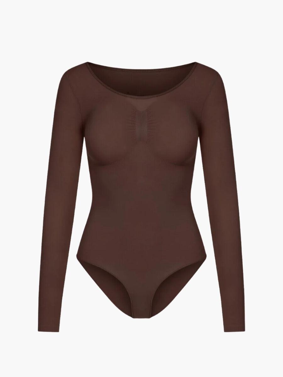 Shapewear Longsleeve Bodysuit with Briefs