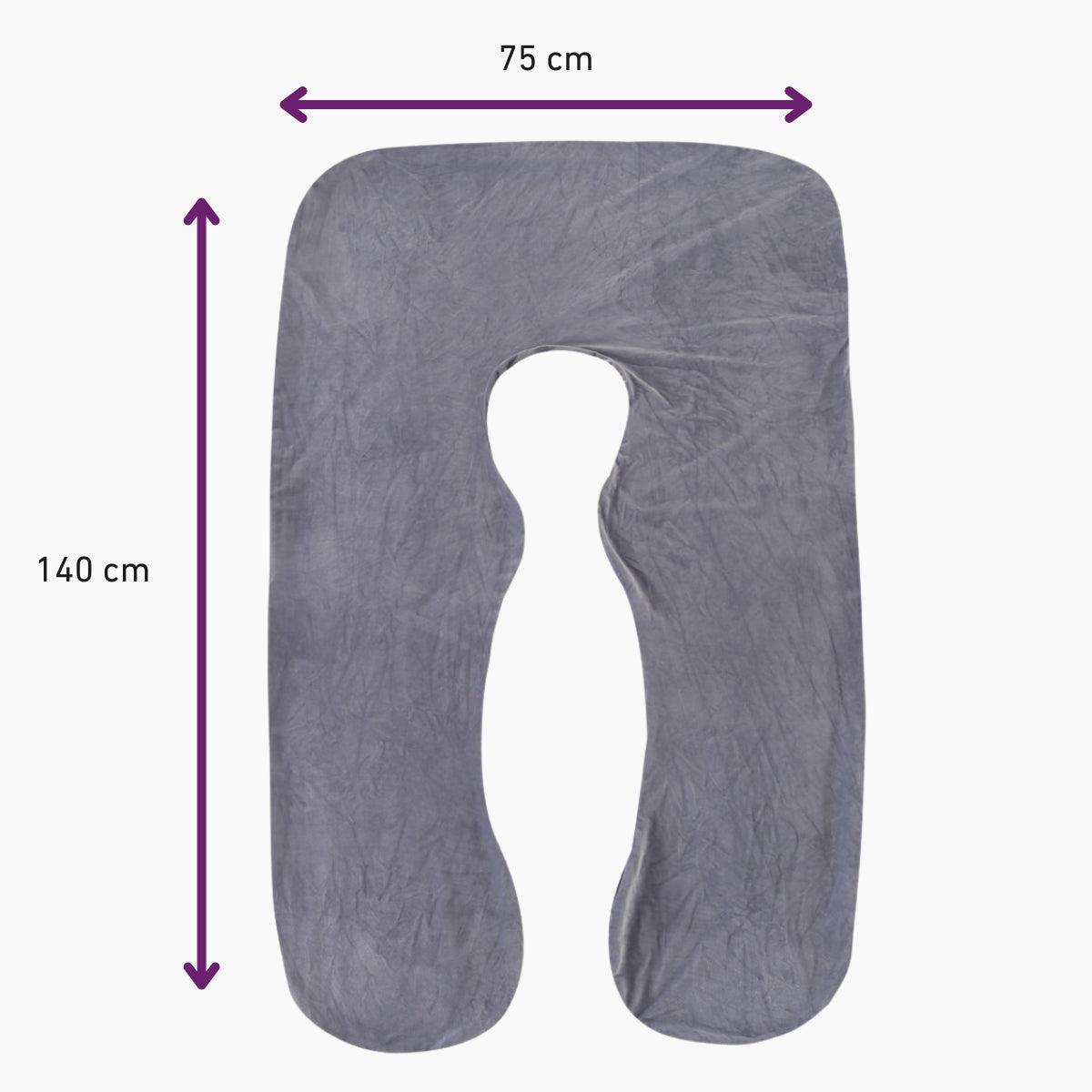 U-shaped pregnancy pillow